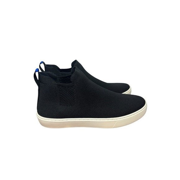 Rothy's The Chelsea Boot Black Canvas High Top 7.5